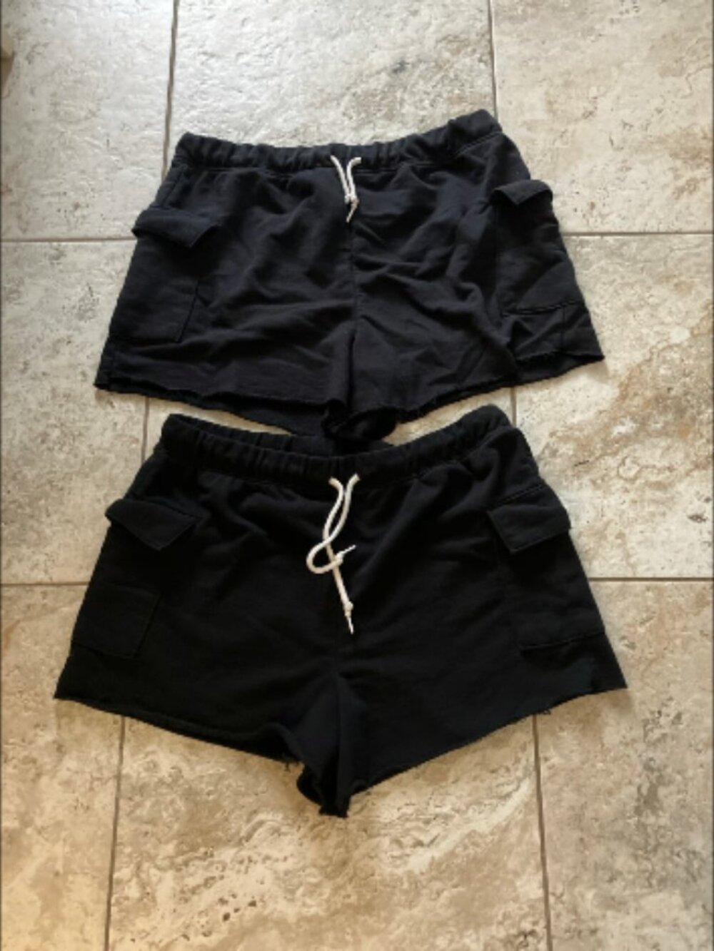 No Boundaries Brand Size XXL Cutoff Style Sweat pant Shorts-2 Pairs